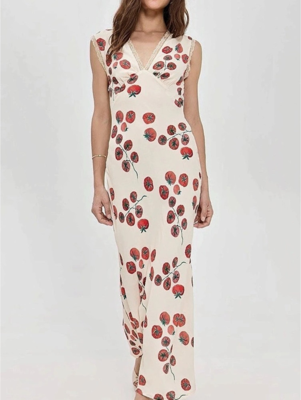 Vintage Lover Bias Cut Maxi Dress NWT